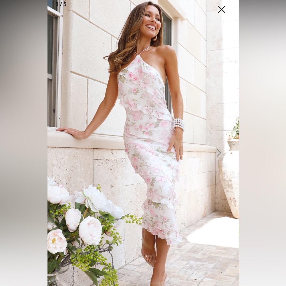Floral Sleeveless Maxi Dress